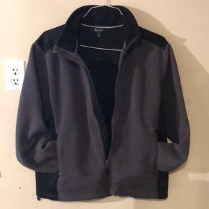 Tek Gear grey fleece zip up sweatshirt